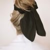 Sweet Peas Linen Bow - Scrunchie