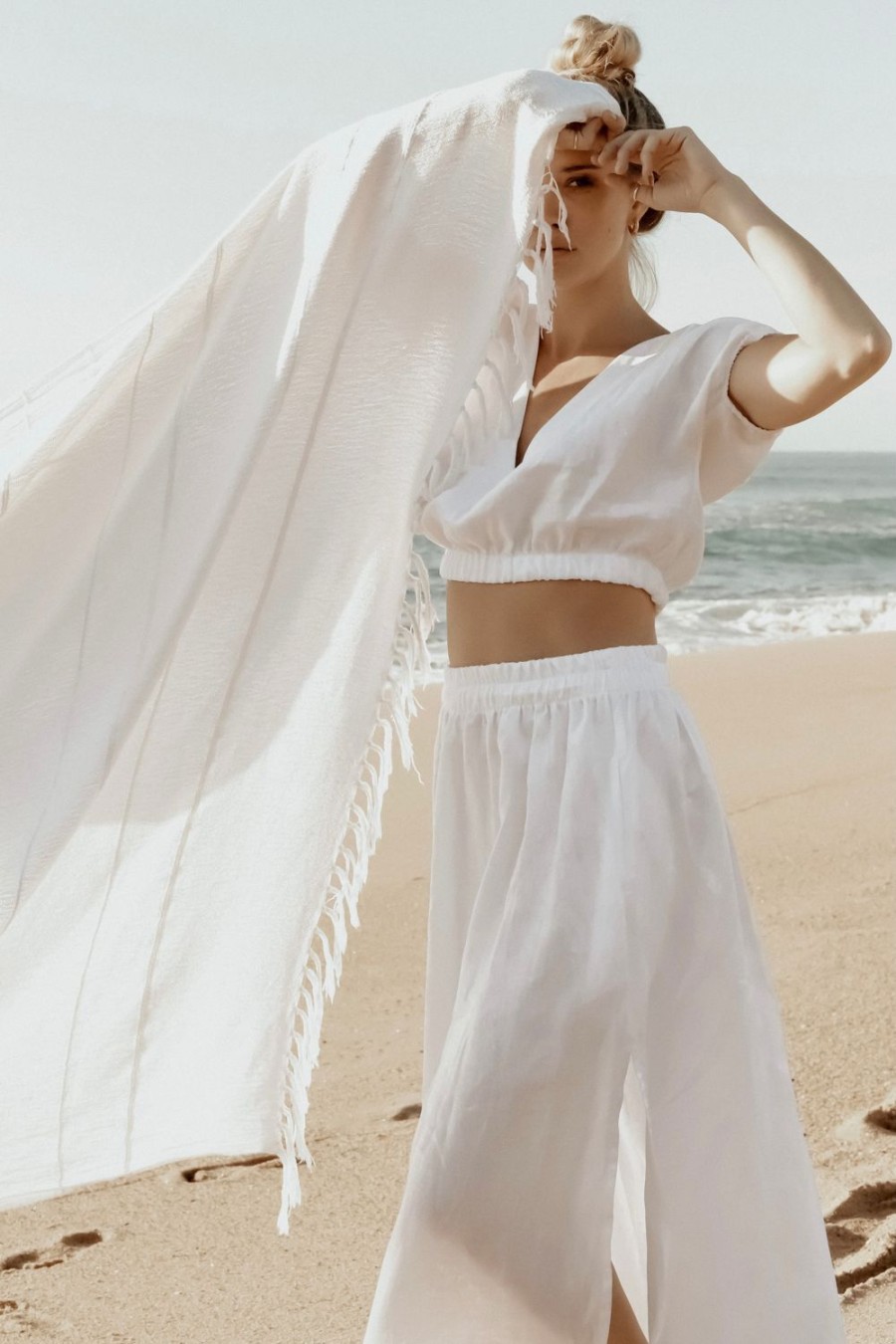 Sweet Peas Holiday - Maxi Skirt