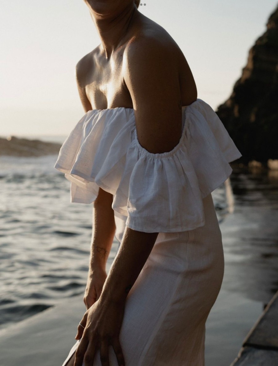 Sweet Peas Parker Linen Dress